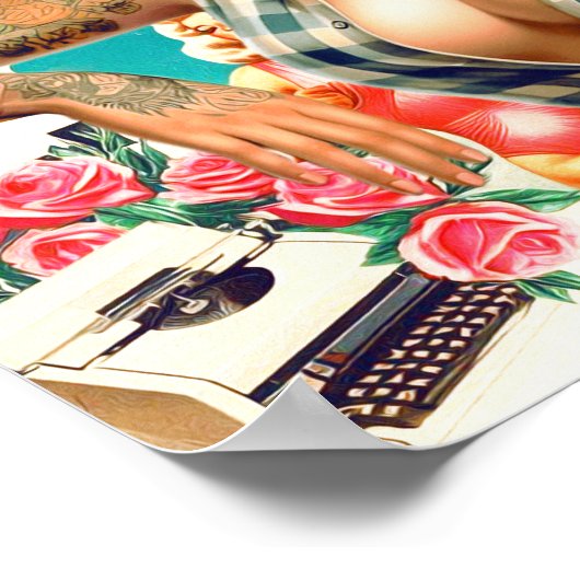 Poster Collage rétroactif (Coin)