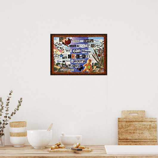 Poster Collage Roots & Wings (Cuisine)