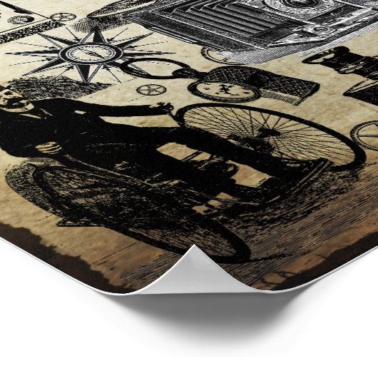 Poster Collage Steampunk #3 (Coin)