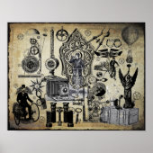 Poster Collage Steampunk #3 (Devant)