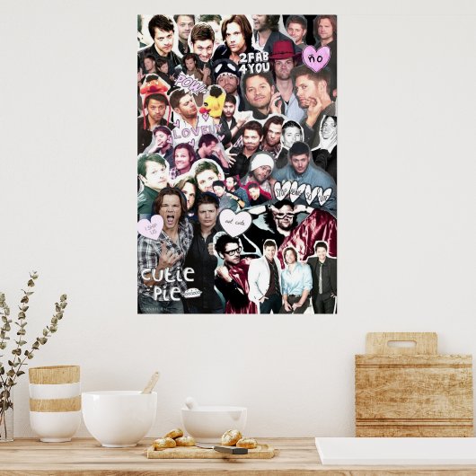 Poster Collage surnaturel (Cuisine)