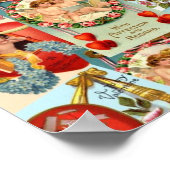 Poster Collage Valentines vintage (Coin)