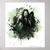 Poster Collage vectoriel Greenish Aragorn (Devant)
