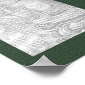 Poster Collage Vert - Football (Coin)