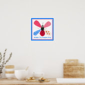 Poster Collage Whimsical Bug Art par 4 Ans Nathaniel (Cuisine)
