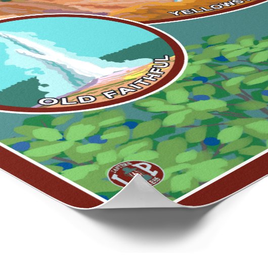 Poster Collage Wyoming (Coin)