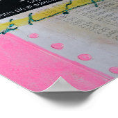 Poster Collages Bruyants Artiste's Book Congrats Key P (Coin)