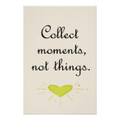 Poster Collect moments, not things (Devant)