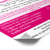 Poster Collecte de fonds de vente de gâteaux (Coin)