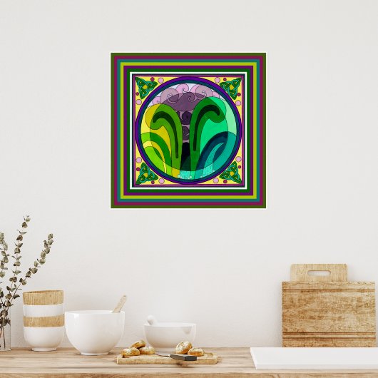 Poster Collecte de l'impression tempête (Cuisine)