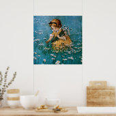 Poster Collecte de marguerites par Jessie Willcox Smith (Cuisine)