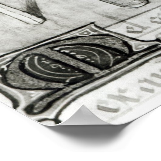 Poster Collecte de miel (Coin)