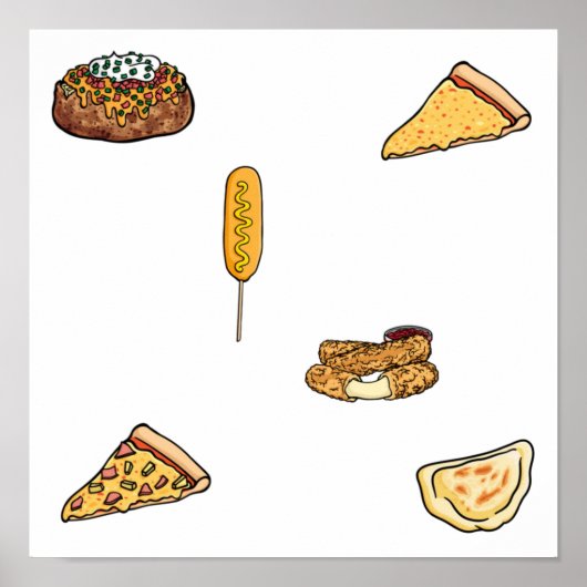 Poster Collecte de nourriture rapide (Devant)