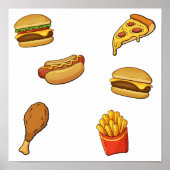 Poster Collecte de nourriture rapide (Devant)