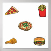 Poster Collecte de nourriture rapide (Devant)