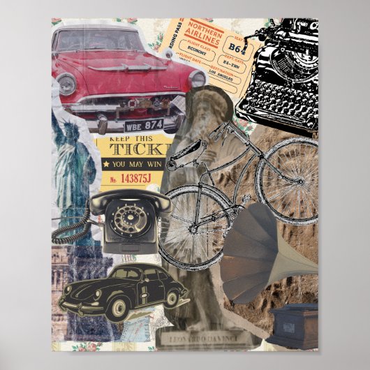 Poster Collecte d'éléments Vintages écotactiques (Devant)