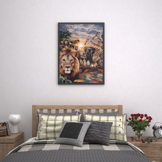 Poster Collecte majestueuse de jungle