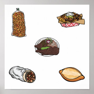 Poster Collection alimentaire mexicaine