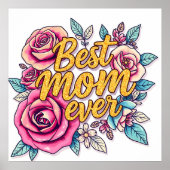 Poster Collection Cadeau Floral Moderne (Devant)