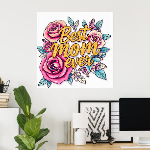 Poster Collection Cadeau Floral Moderne