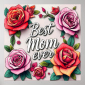 Poster Collection Cadeau Floral Moderne (Devant)