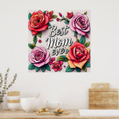 Poster Collection Cadeau Floral Moderne (Cuisine)