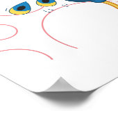 Poster Collection Cute Peacock-Kawaii (Coin)