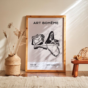 Poster Collection d'affiches d'art bohème