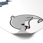 Poster Collection d'animaux de mer (Coin)