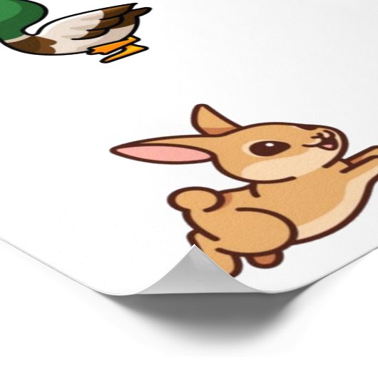 Poster Collection d'animaux domestiques (Coin)