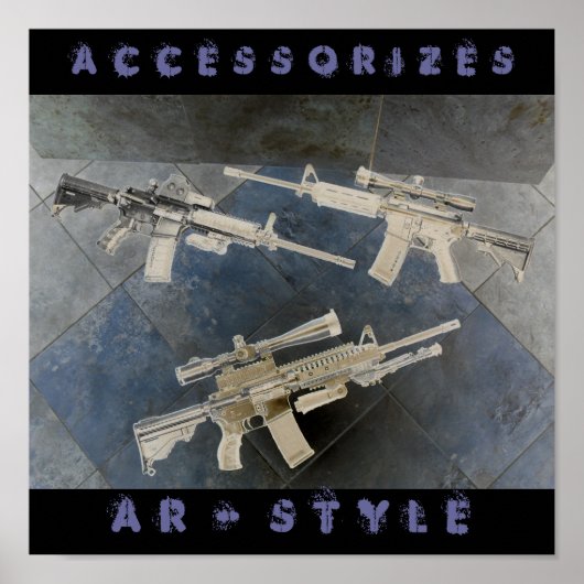 Poster collection d'armes 097, A C E S S O R I ... (Devant)