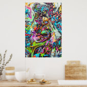 Poster Collection d'art de rue Graffiti - Cool (Cuisine)