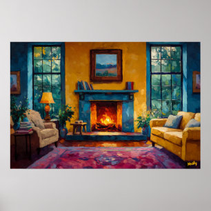 Poster Collection d'art Fauvisme Moderne - Couleurs Vives