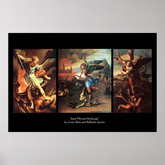 POSTER COLLECTION D'ART FINE DE SAINT-MICHEL L'ARCHANGE (Devant)