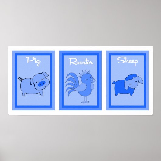 Poster Collection d'art murale pour garçons de triage de (Devant)