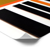 Poster Collection d'automne de Thanksgiving à la mode (Coin)