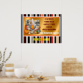 Poster Collection d'automne populaire Thanksgiving (Cuisine)