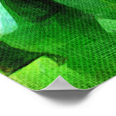 Poster Collection de bananes de velours rose tropical (Coin)