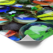 Poster Collection de billes de verre (Coin)