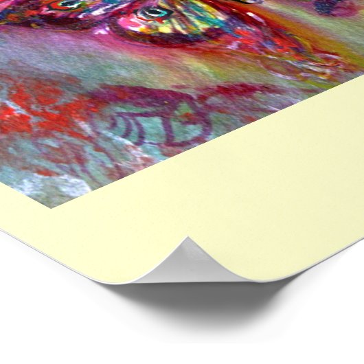 POSTER COLLECTION DE BOUTEILLES COLORÉES (Coin)