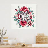 Poster Collection de cadeaux de luxe floral populaire (Cuisine)
