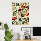 Poster Collection de champignons Plante (Bureau à domicile)