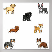 Poster Collection de chiens (Devant)