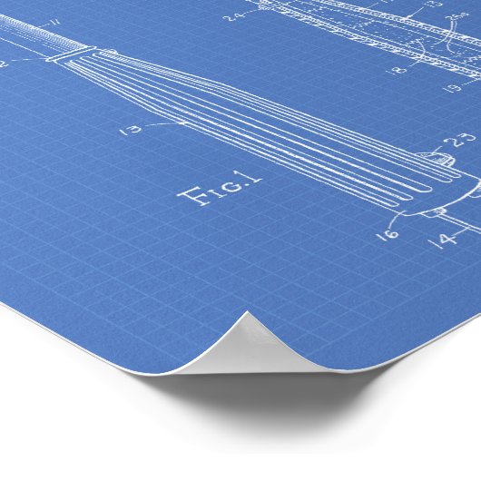 Poster Collection de crème glacée 1970 Plan directeur de  (Coin)