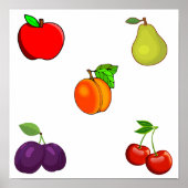 Poster Collection de fruits (Devant)