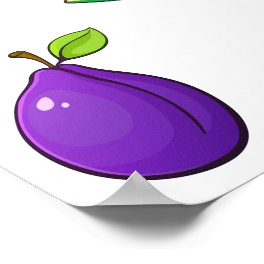 Poster Collection de fruits (Coin)