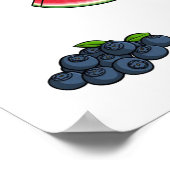 Poster Collection de fruits (Coin)