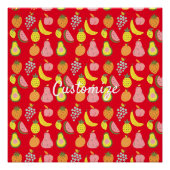 Poster Collection de fruits assorés Thunder_Cove (Devant)