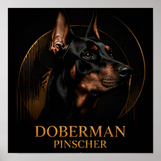 Poster Collection de gardiens exécutifs Doberman Pinscher