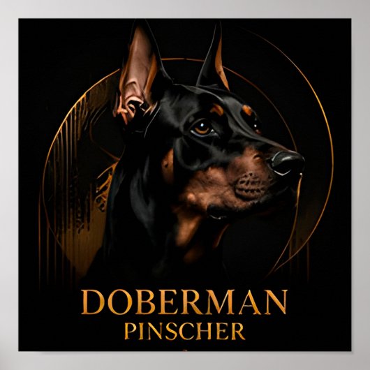 Poster Collection de gardiens exécutifs Doberman Pinscher (Devant)